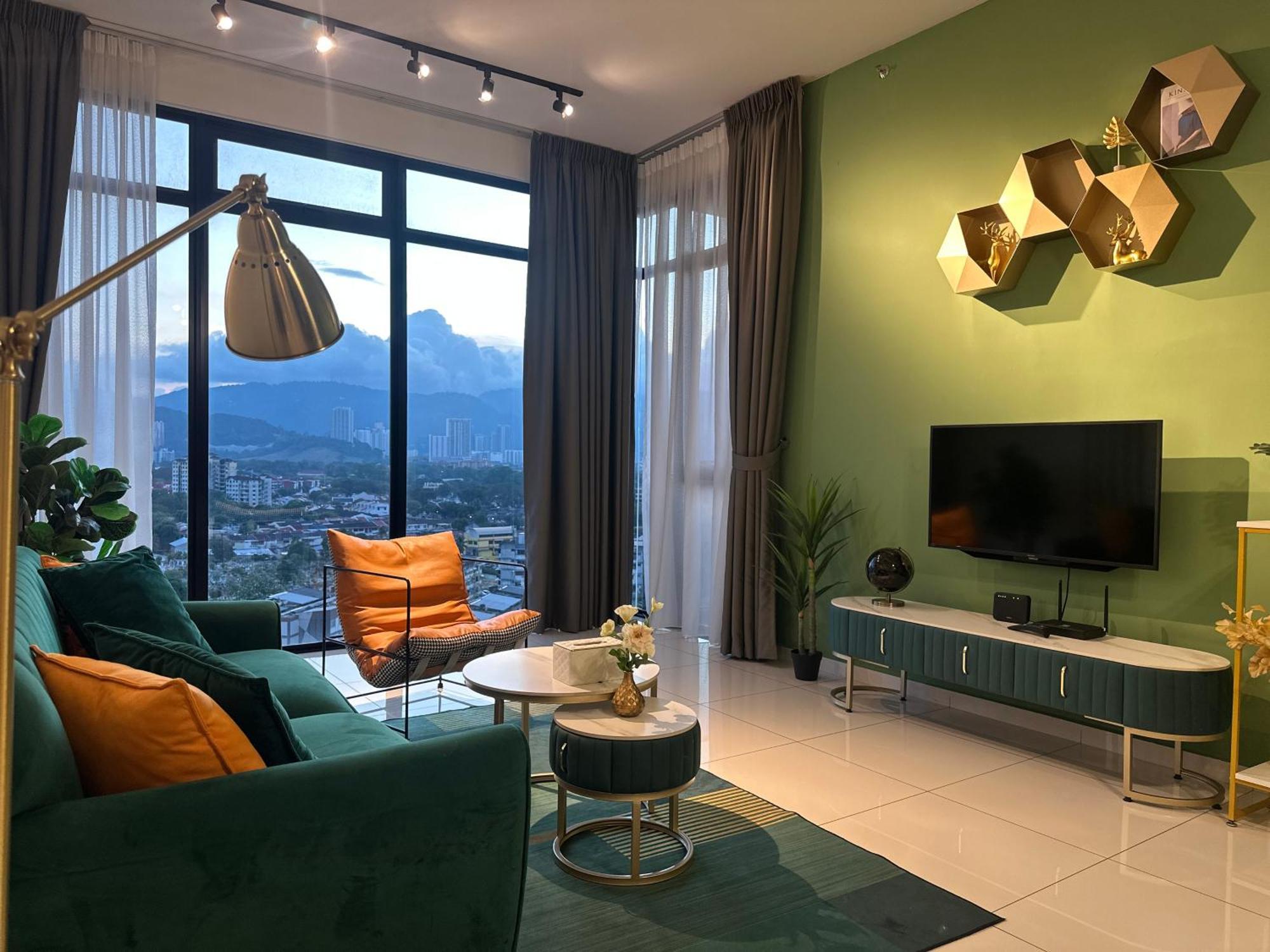 New 2Br Georgetown Warm And Lovely Homestay 10Pax-无敌美景两房民宿 Beacon Executive Suite Exterior foto